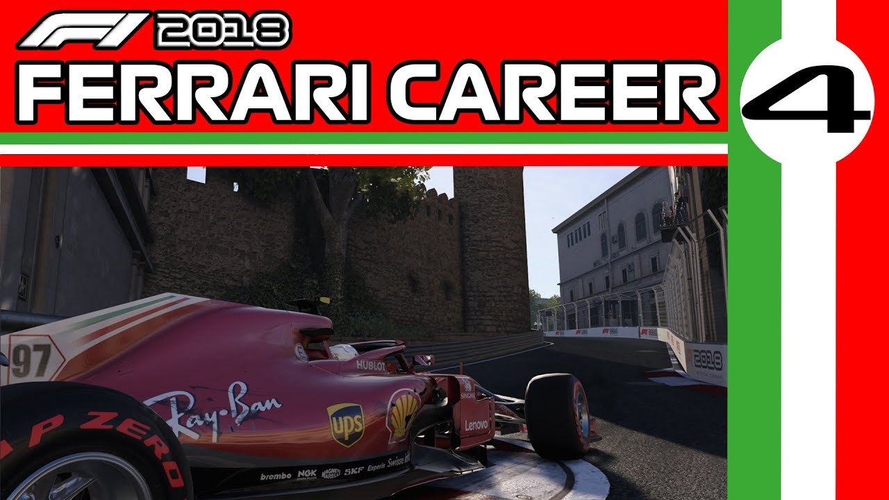 F1 2018 Career Mode Part 4 - WAR BETWEEN FERRARI AND MERCEDES