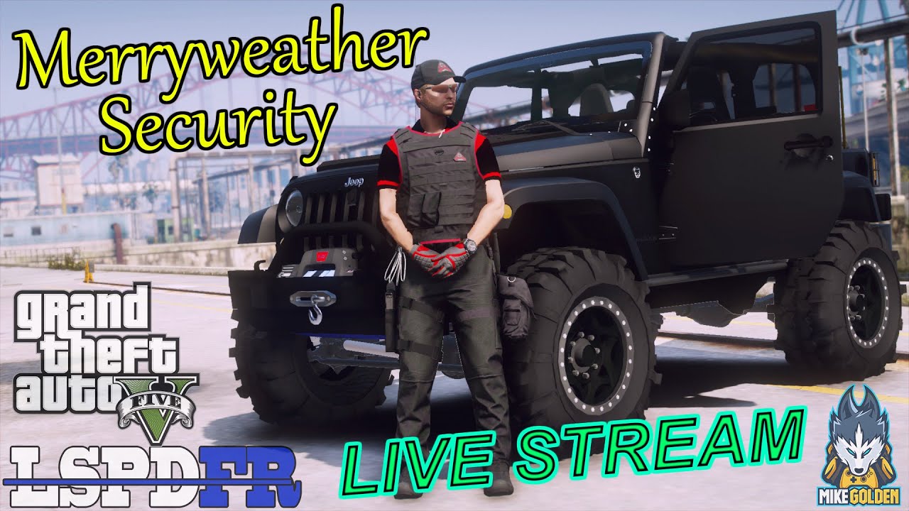Merryweather Security Live Patrol | GTA 5 LSPDFR Live Stream 228