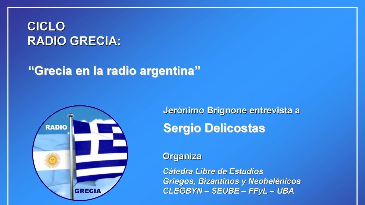 Grecia en la radio argentina – Radio Grecia - UBA #36