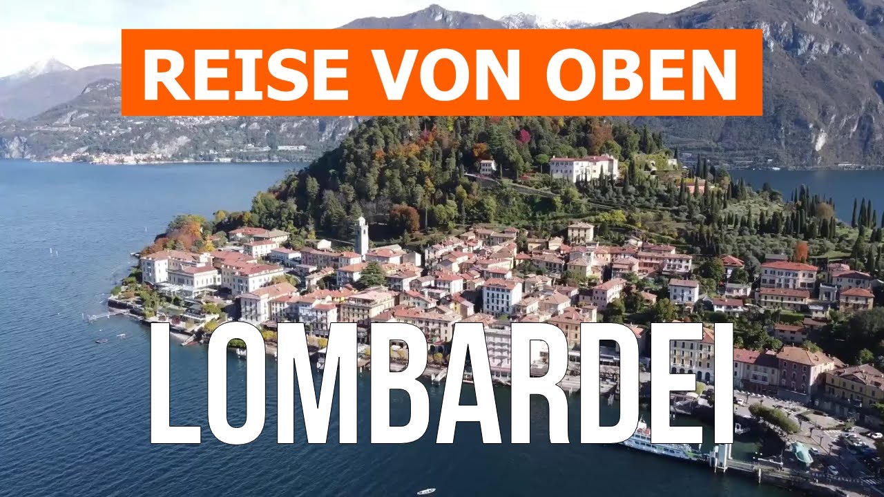 Lombardei von Drohne | Video 4k-Drohne | Luftbildaufnahmen aus Italien, Lombardei