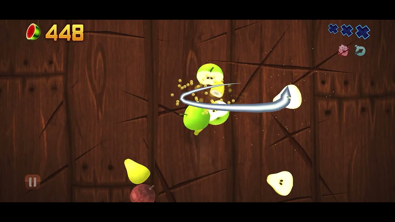 Fruit ninja classic score 1012
