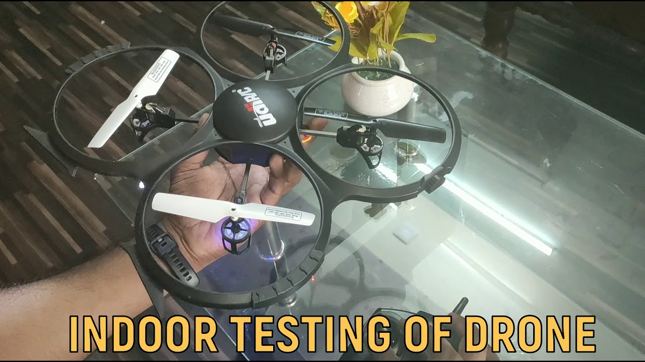 Upgrade Udi RC U818A  Rc Drone with HD Camera (720P) - 4Ch (6 Axis)  (Black) || Unboxing || Testing
