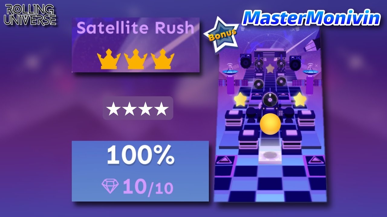 「Rolling Universe」Satellite Rush ★★★★ | Rolling Sky Edit | MasterMonivin