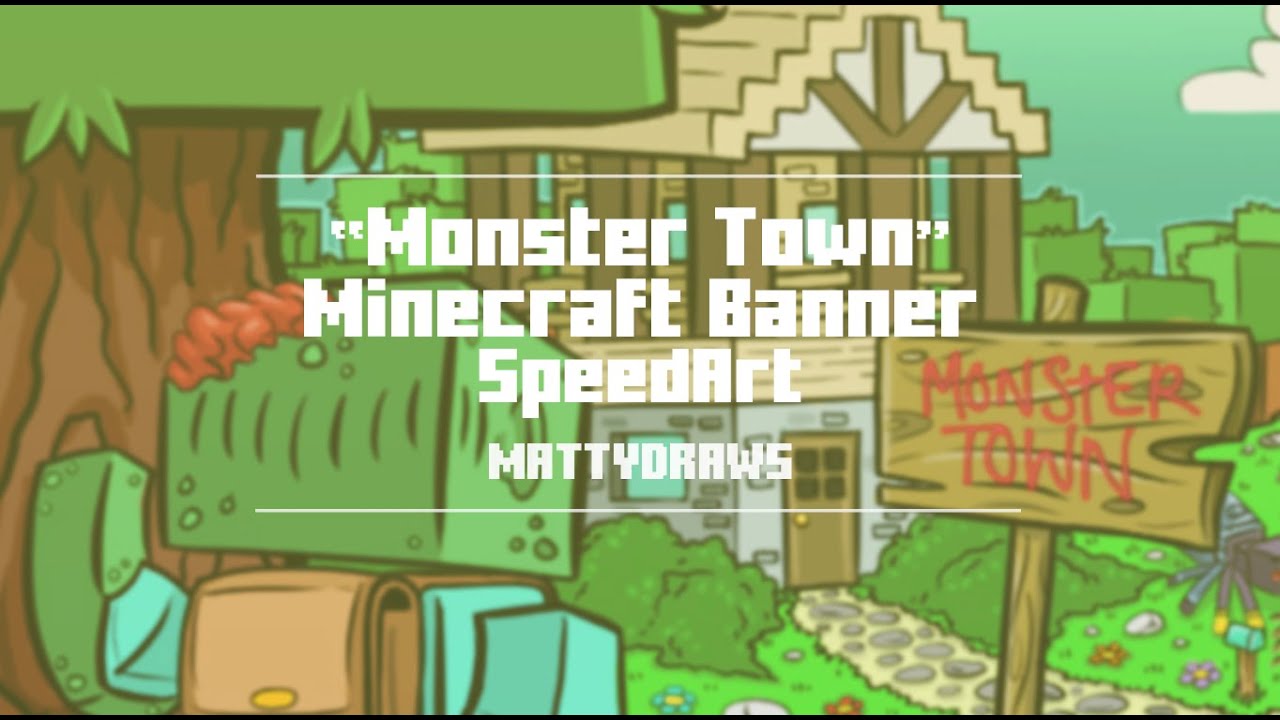 Minecraft Banner SpeedArt - 