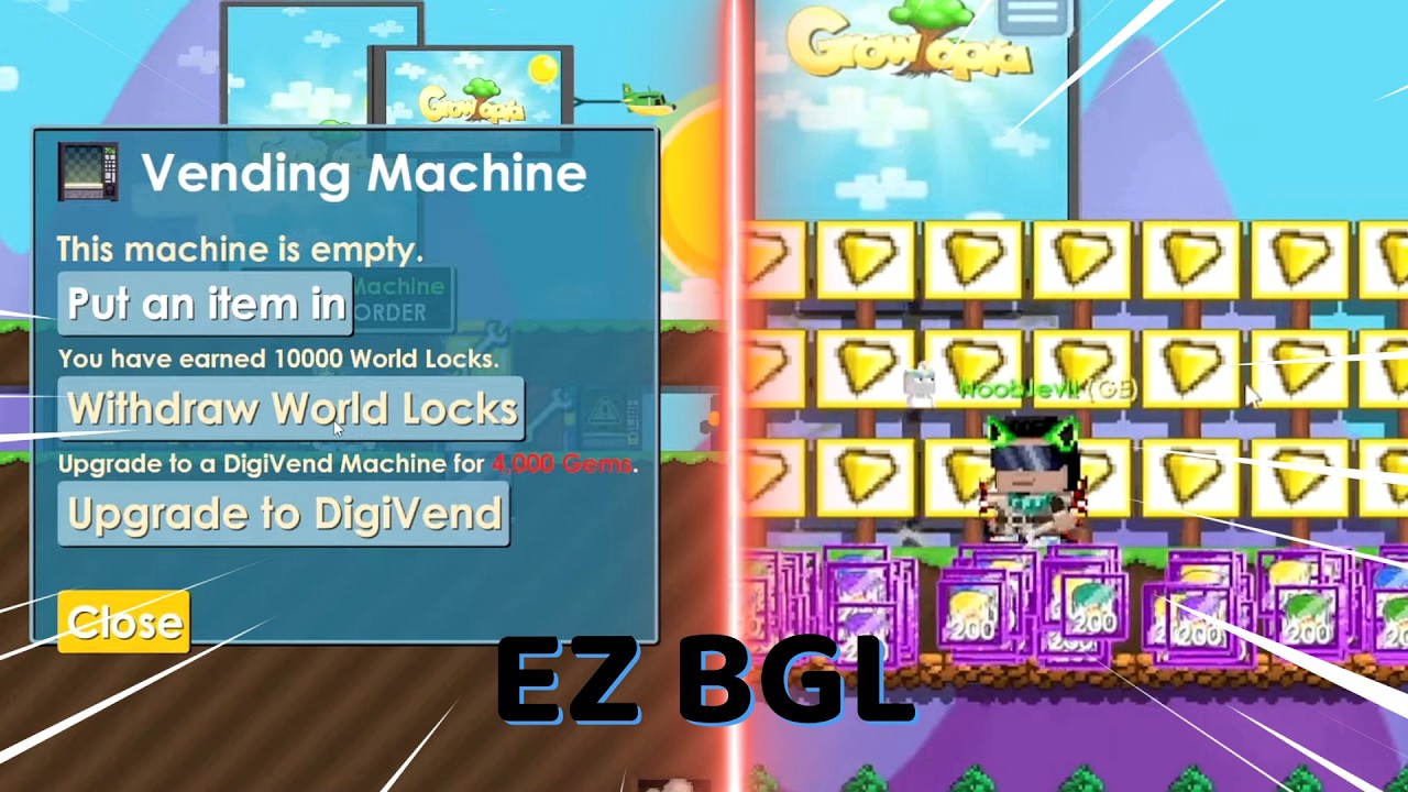 PROFIT 2BGL PERHARI DENGAN METODE INI | GROWTOPIA INDONESIA #roadtorayman EPS 1