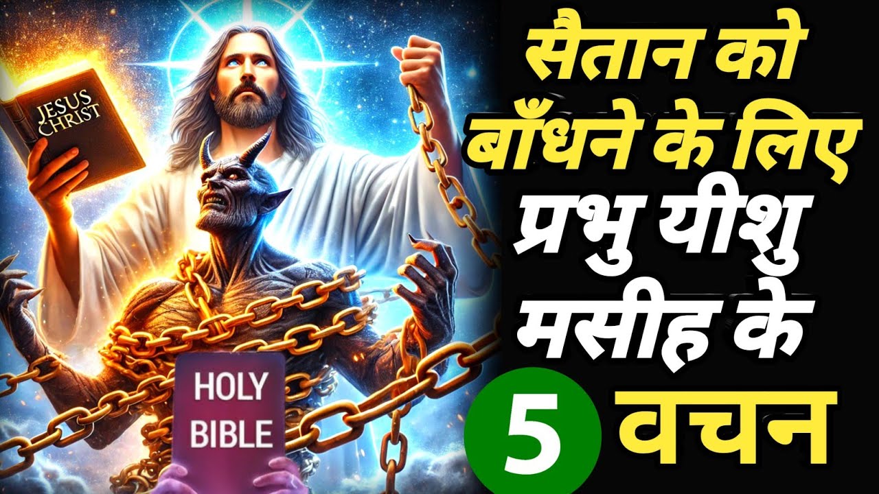 शैतान को हराने के लिए बाइबल के 5 POWERFUL वचन | Jitender Masih