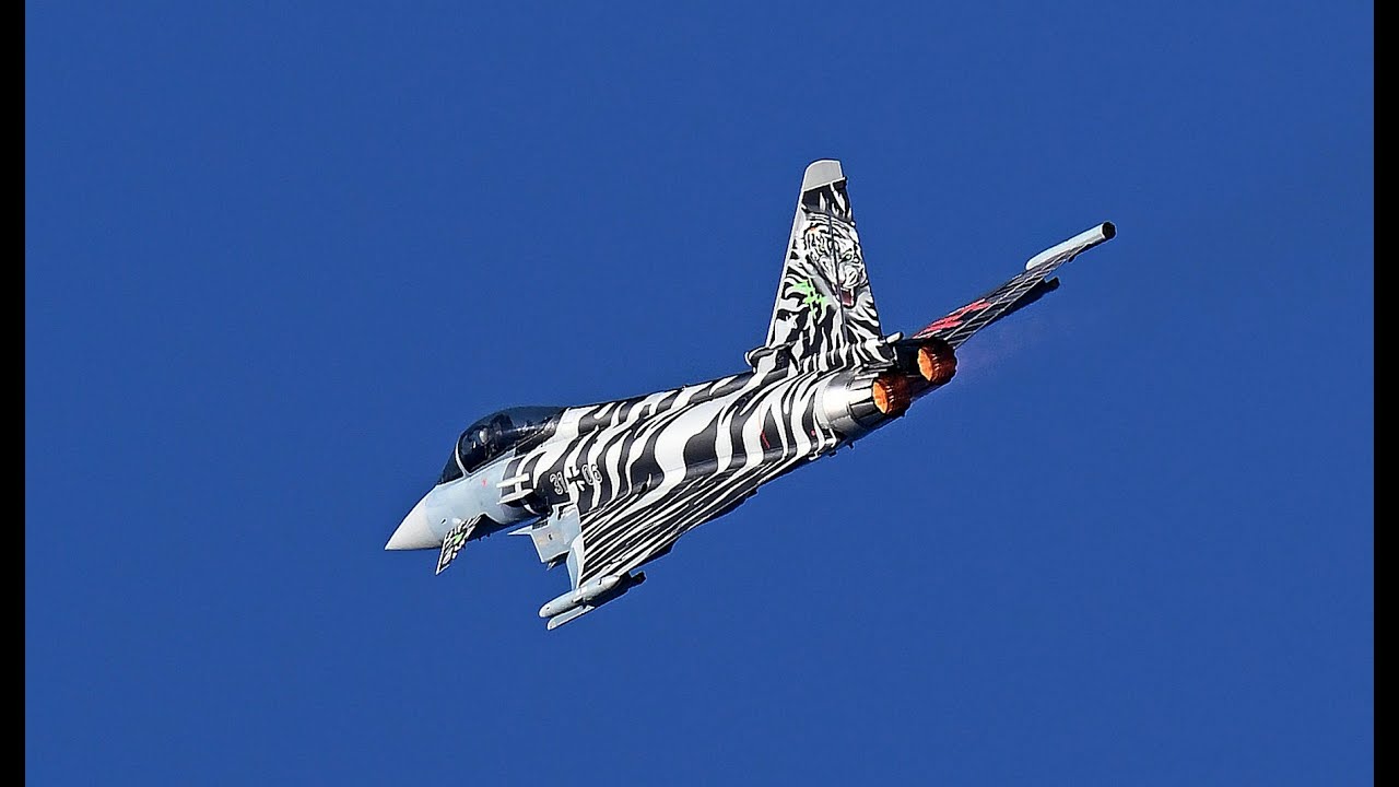 SPECTACULAR German Typhoon display RIAT 24