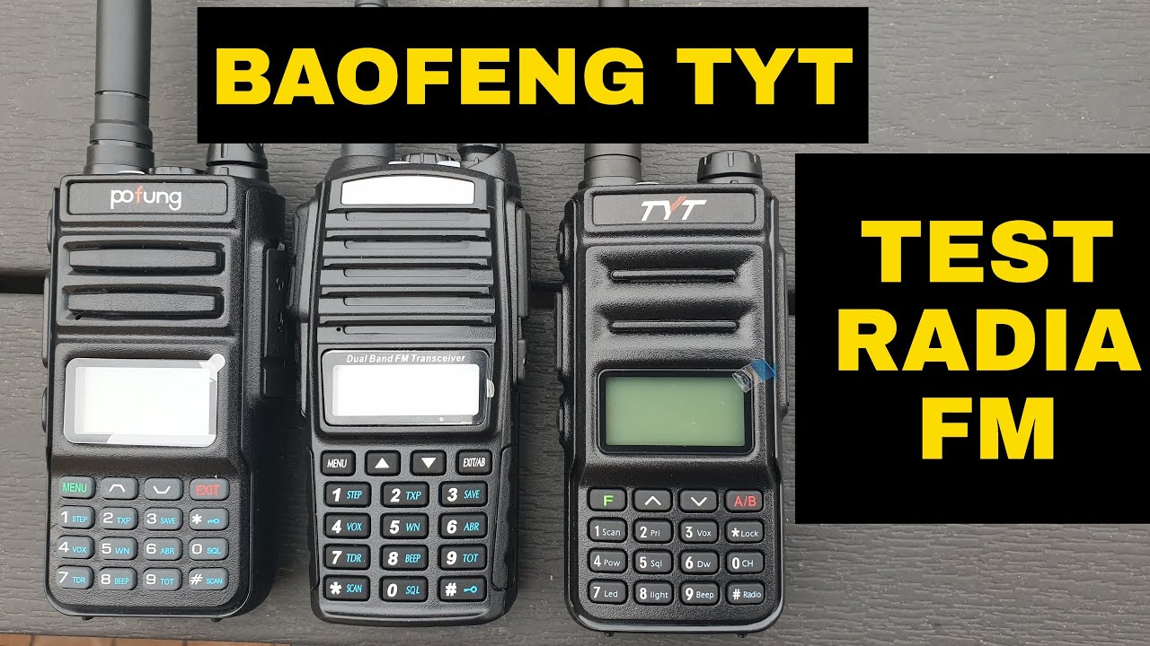 Test Radia FM w radiu BAOFENG i TYT