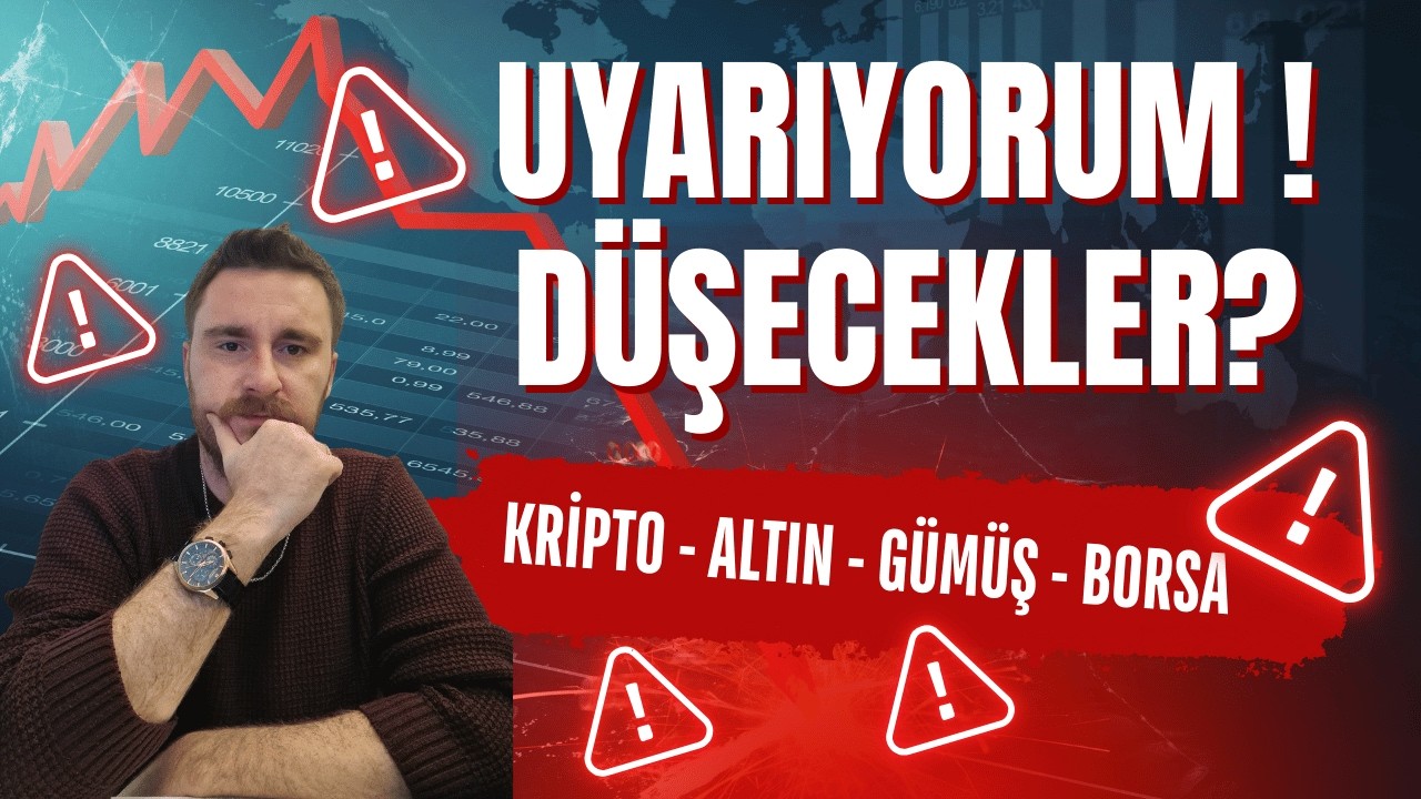 UYARIYORUM! DÜŞECEKLER? - BTC - ALTIN - GÜMÜŞ VE ALTCOIN ANALİZİ  #bitcoin #altcoin #altın