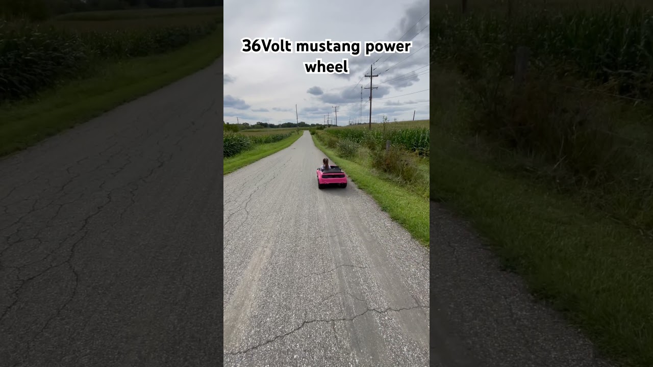 36Volt mustang power wheel!!