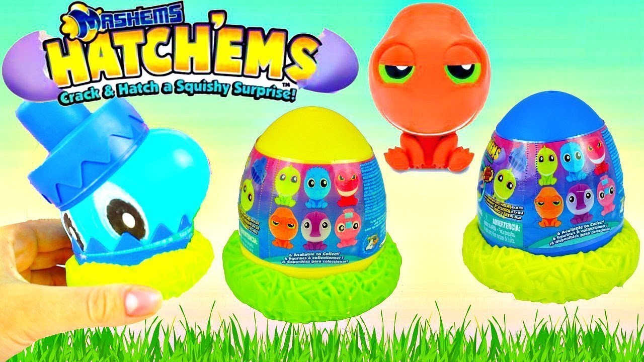 Mash'Ems Hatch'Ems Exploding Egg Opening & Review