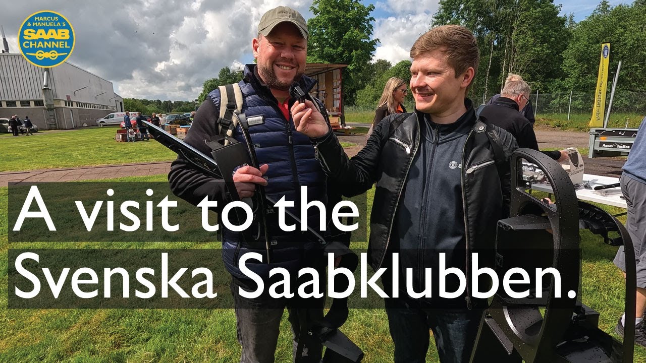 A visit to the Svenska Saabklubben during the Saab Festival 2024.