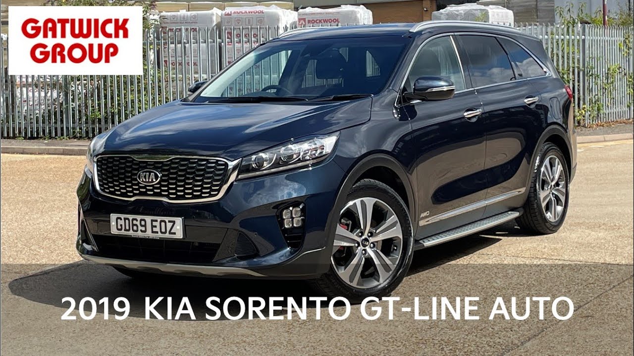2019 Kia Sorento GT-Line 2.2l Diesel Turbo Auto 7 Seat SUV For Sale | Gatwick Kia, Crawley