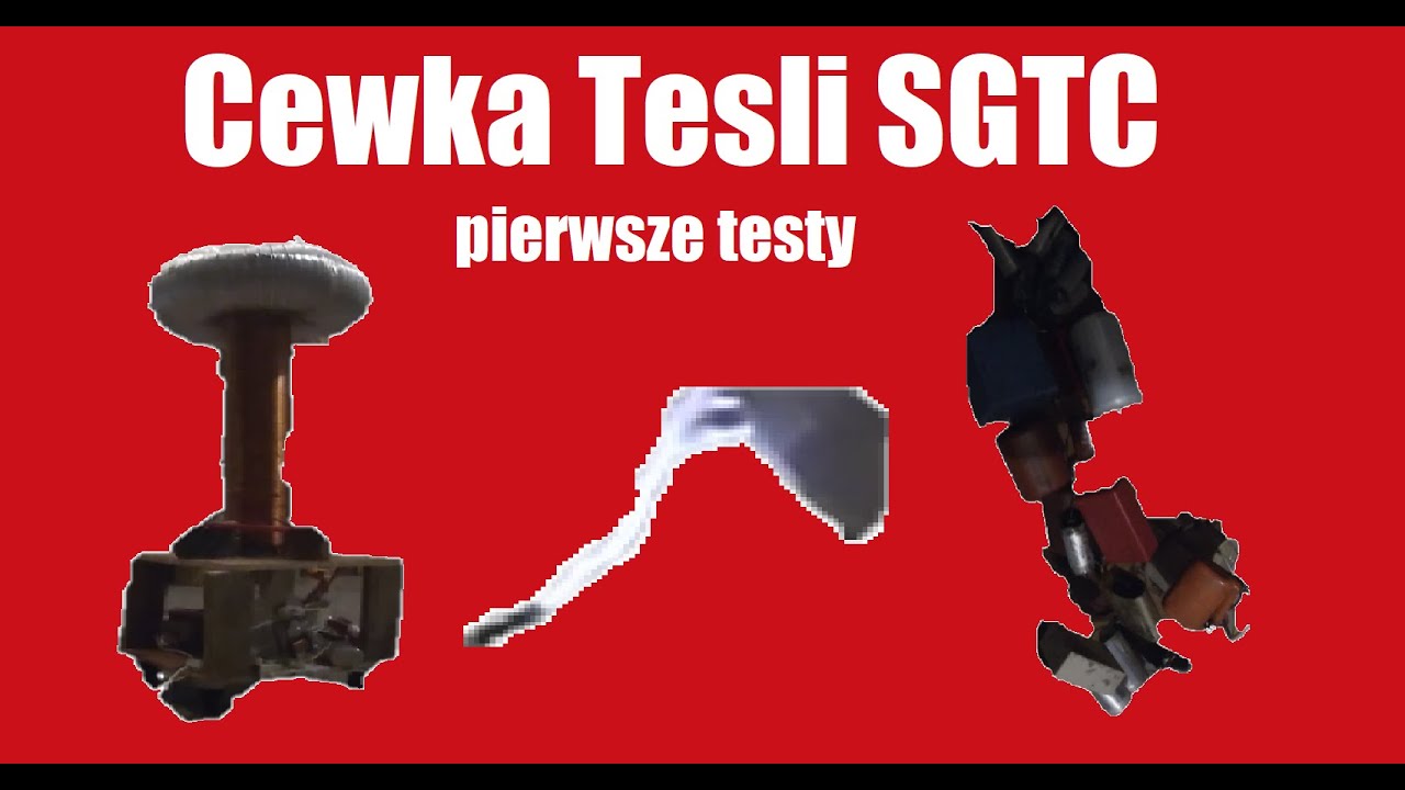 Cewka Tesli SGTC (Spark Gap Tesla Coil), pierwsze testy. #diy