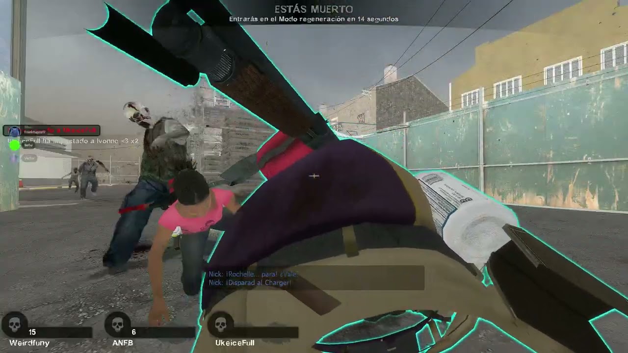 El team sufrió pipipi en el lef  Left 4 Dead
