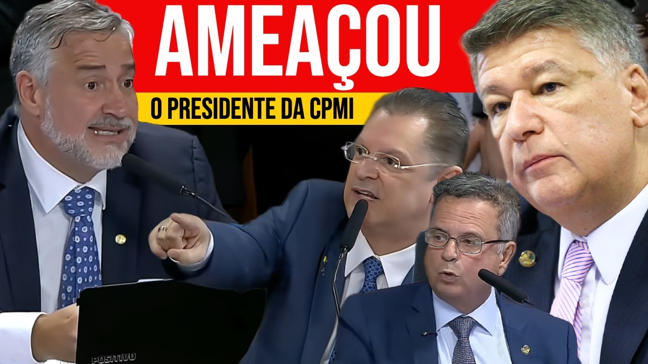 Pimenta SURTADO, INTIMIDA Carlos Viana e parlamentares pedem PROTEÇÃO para o Presidente e Relator