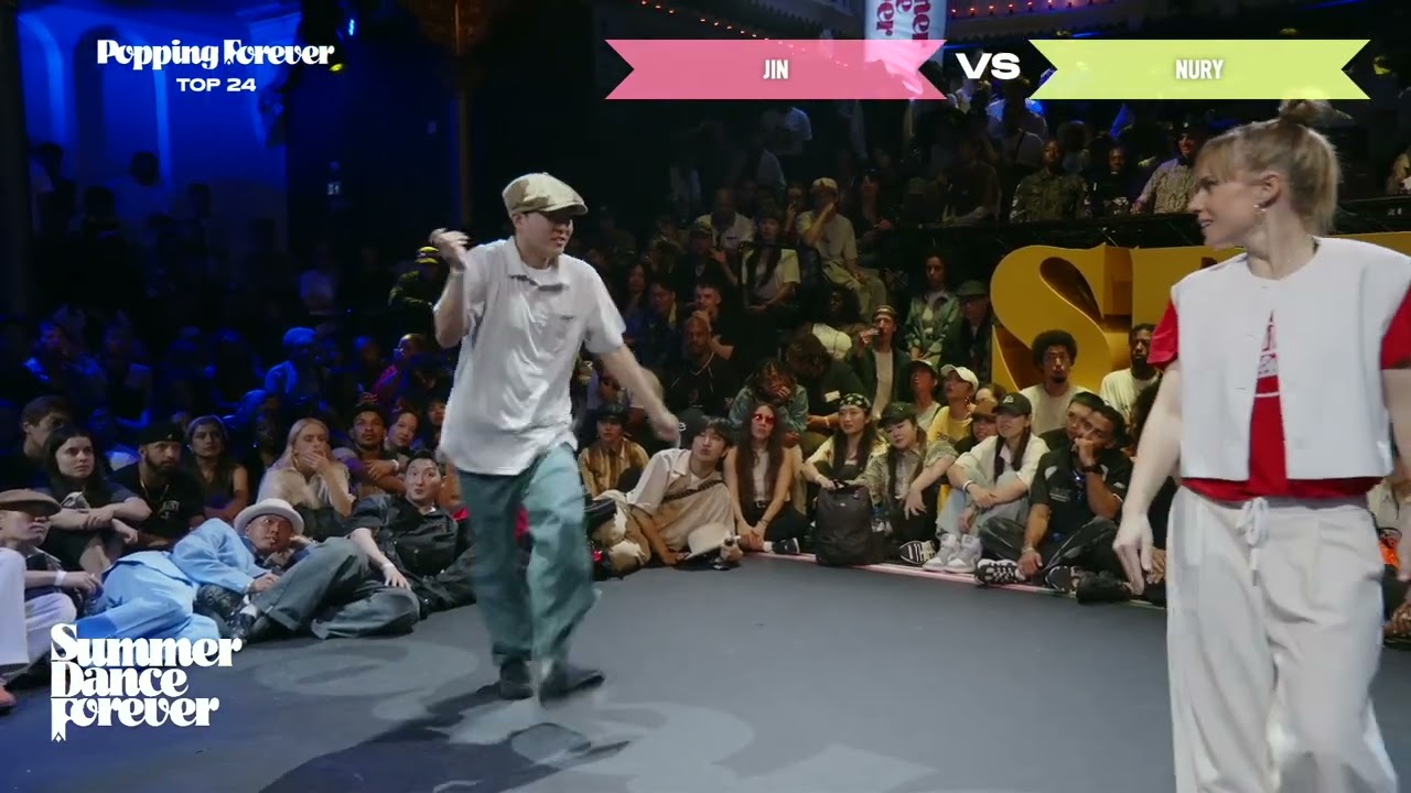 Jin vs Nury TOP 24 Popping Forever | Летние танцы навсегда 2025