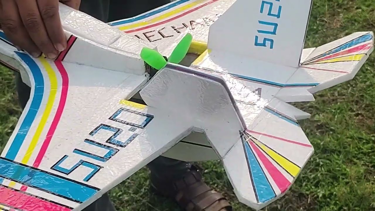 How To Make RC Plane Using Thermocol | Thermocol RC Plane
