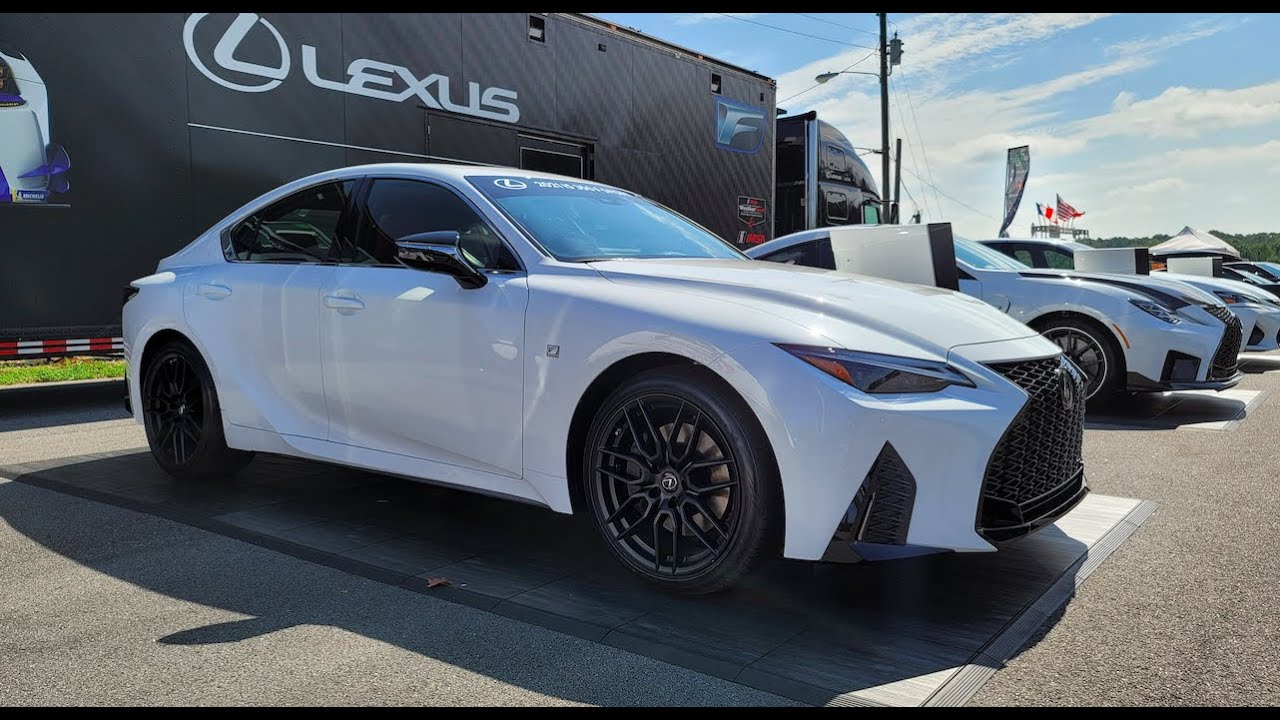 Another Exclusive! 2021 Lexus IS 350 F-Sport in Ultra White! Lexus Racing at Road Atlanta