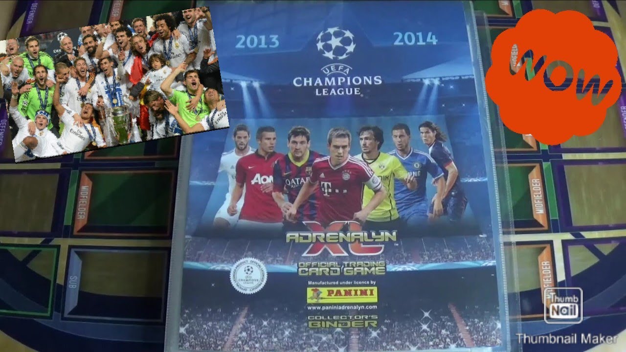 Panini Adrenalyn XL Champions League 13/14 Mappenupdate!!!💪😨#Retro