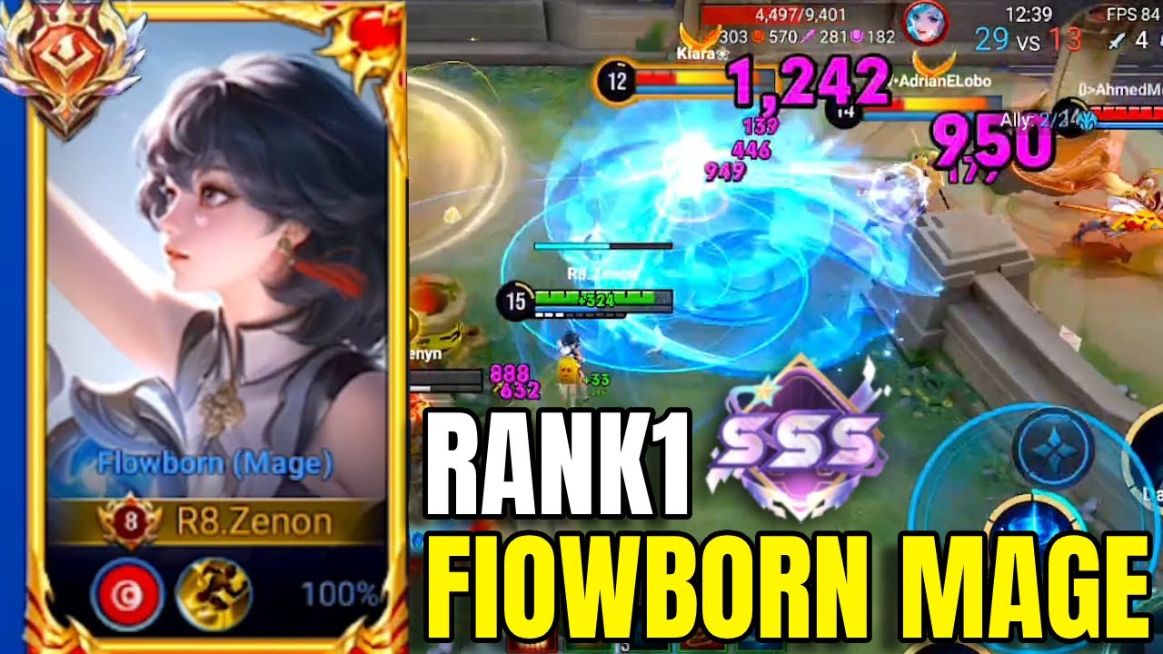Top 1 Global FLOWBORN MAGE Build! Insane Burst Damage in Honor of Kings