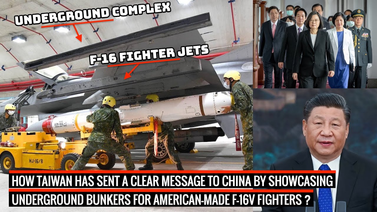 F-16V in underground complex | #Taiwan stares down #China !