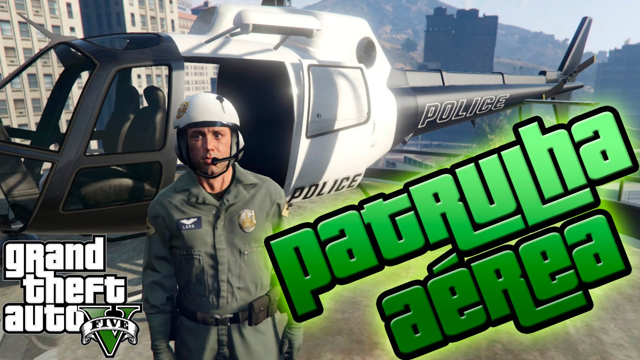 GTA V: Helicóptero da Polícia