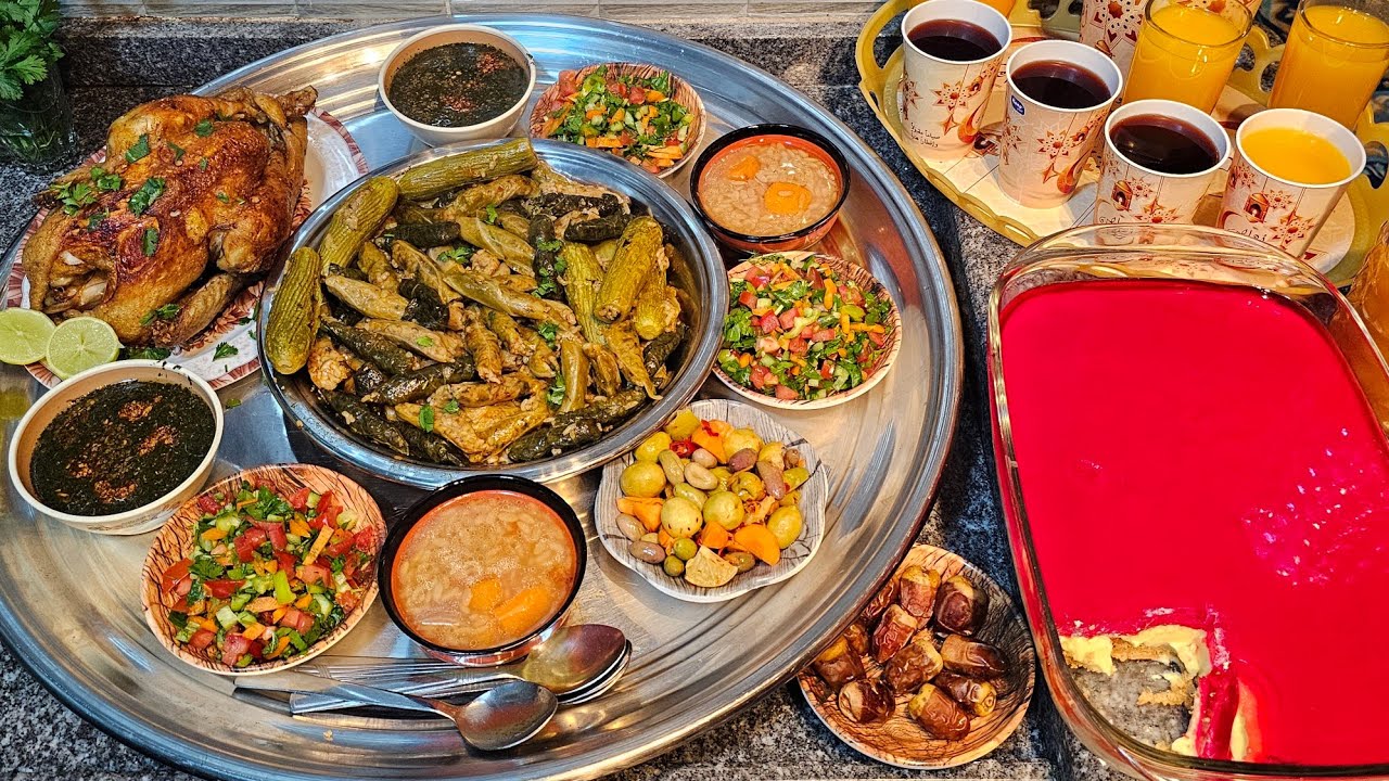 فطار ثاني يوم رمضان ، رمضان كريم عليكم عملت لاولادي احلي حلوى بدون فرن 😋💗
