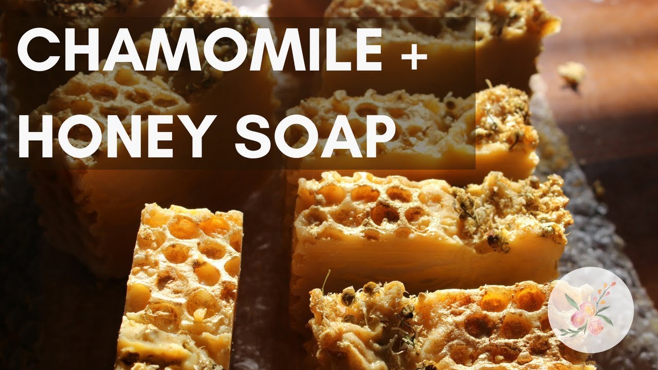 How to Make Soap: Making Cold Process Chamomile + Honey Soap Bars