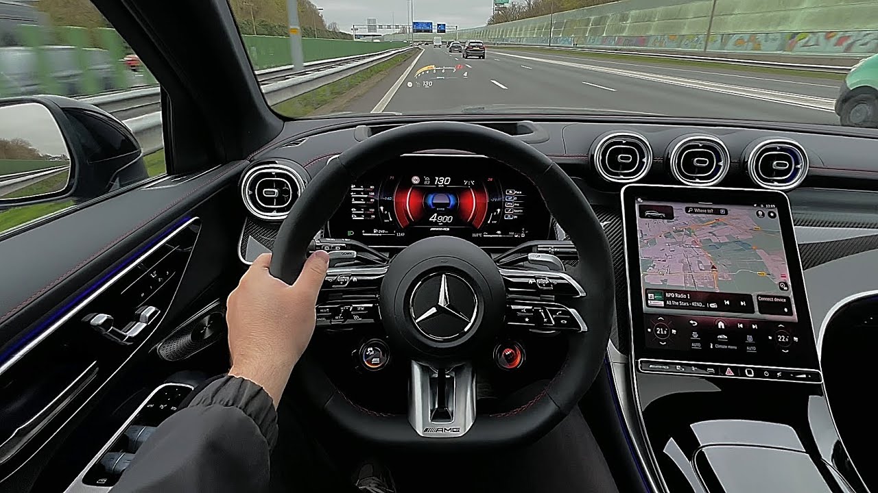 THE NEW MERCEDES GLC 63 S AMG PERFORMANCE TEST DRIVE