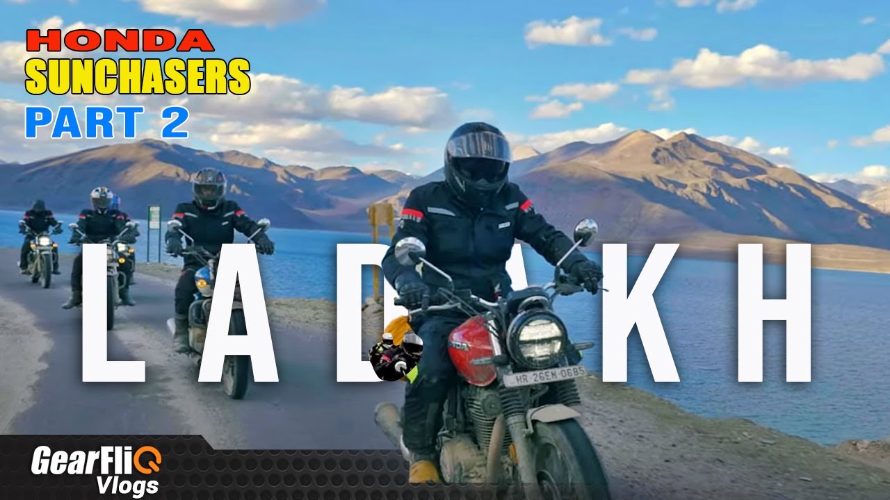 Challenging but Magnificent - Leh-Ladakh (ft.Honda CB350RS) | Honda Sunchasers Ep.2 | GearFliQ