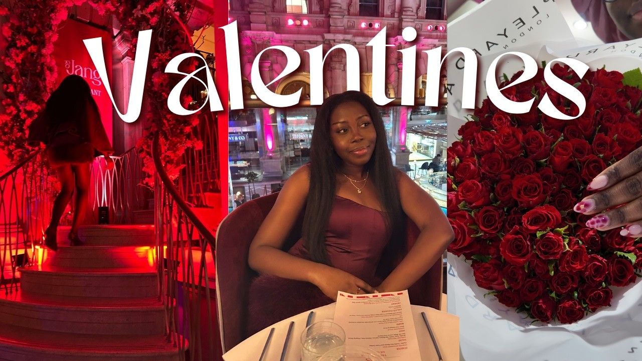 Valentines Vlog: GRWM, prep, hair, makeup, nails, skincare etc...
