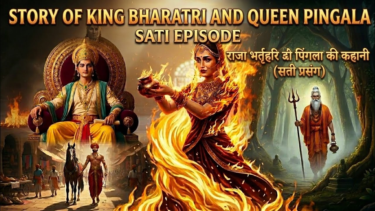 राजा भरतरी और रानी पिंगला की कथा सती प्रकरण The Story of King Bhartrihari and Queen Pingala The Sati