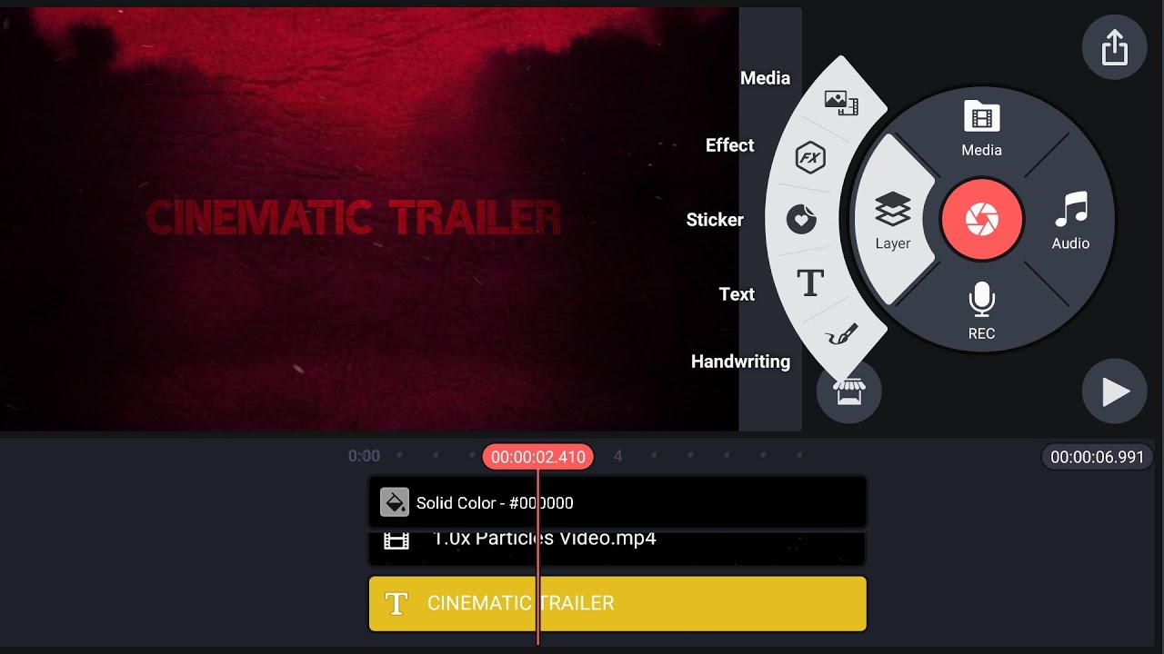 How To Make A Cinematic Intro In Kinemaster | Kinemaster cinematic title intro making tutorial