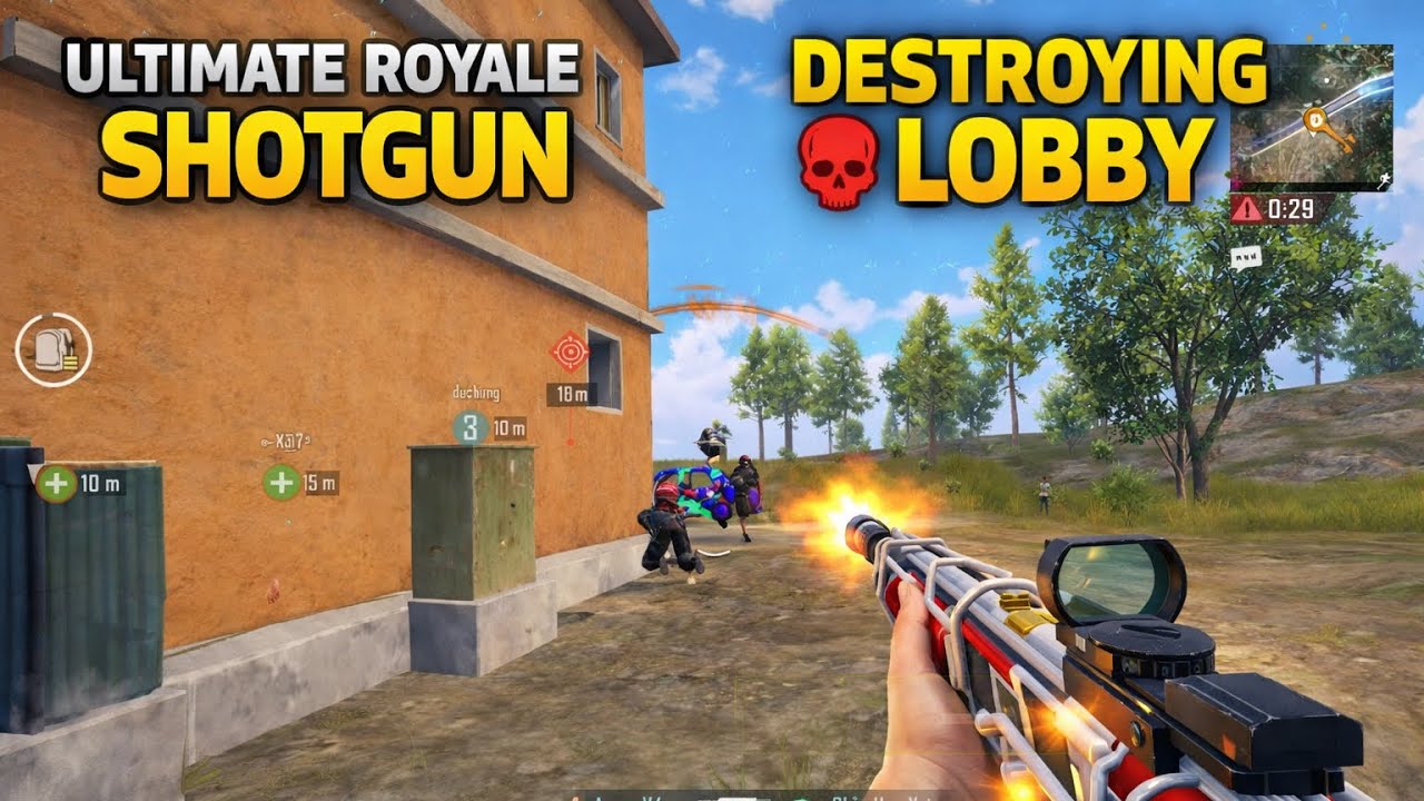 Destroying Lobby With Shotgun 💀 Ultimate Royale Highlights | PUBG Mobile