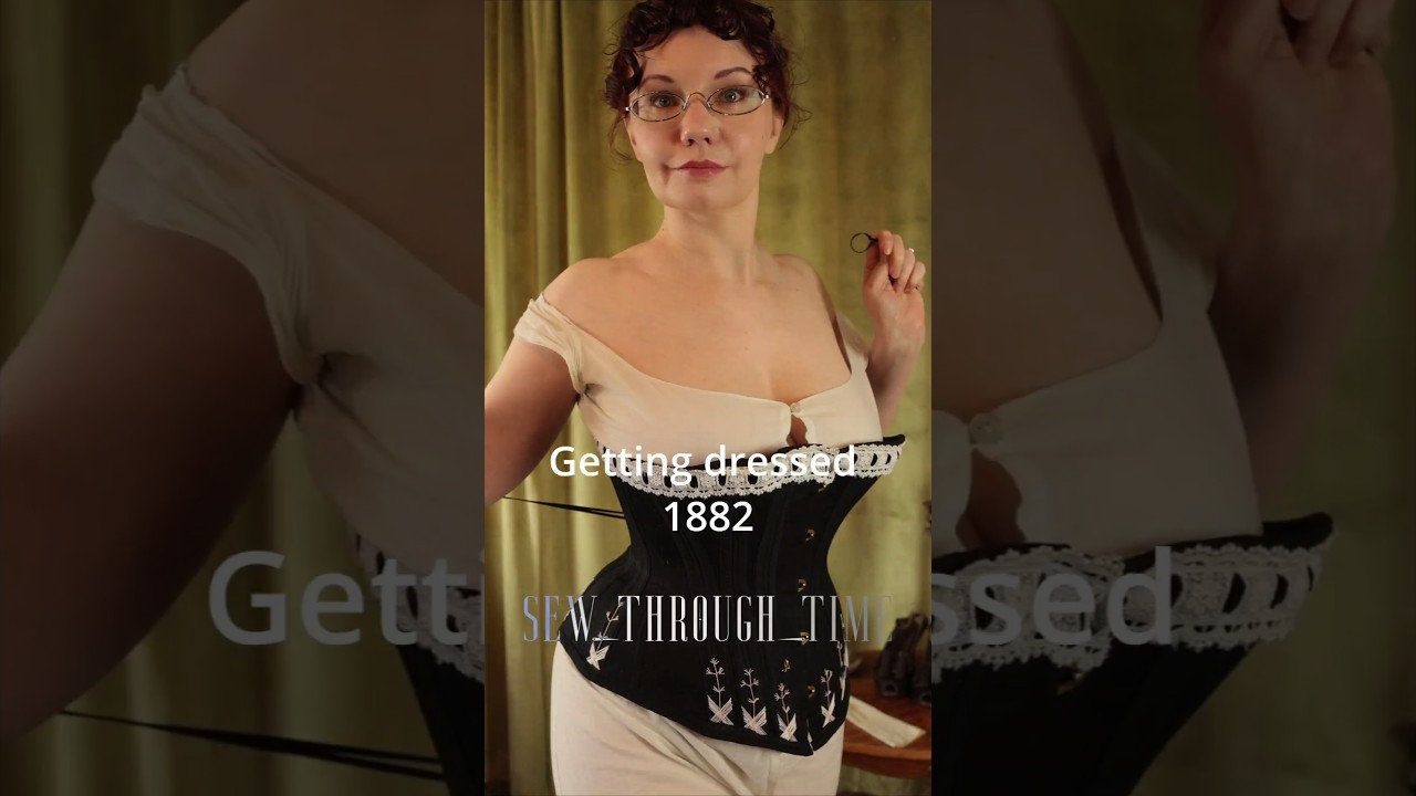 1882 getting dressed #fashionhistory