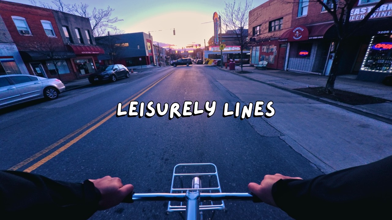 Biking around Baltimore POV: Sunset Chasing on Eastern Ave