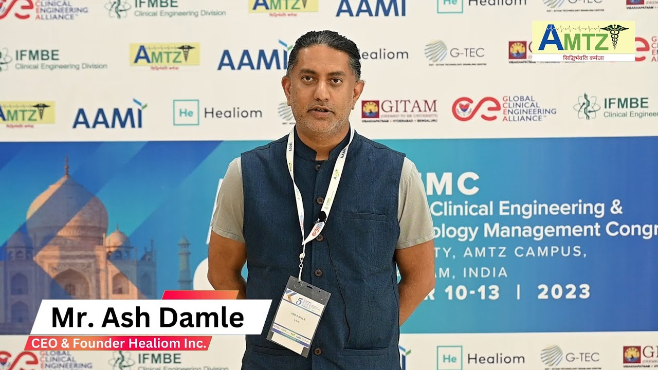 Ash Damle - CEO & Founder Healiom Inc. | MedTech Byte | @amtzinfo