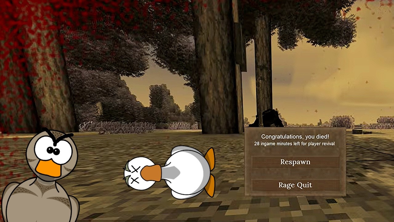 Ducky Learns the Controls and Throws Rocks at Goose - Two Birds, One House (3)