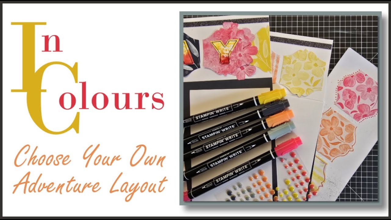 Start simple and explore ways to step up a layout using the 25-27 In Colours from Stampin' Up!