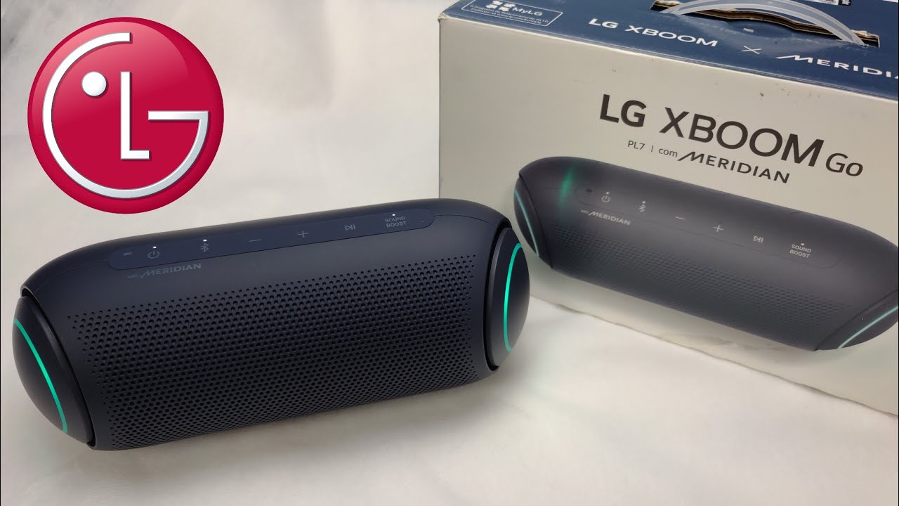 Unboxing (desembalando) LG XBOOM Go PL7