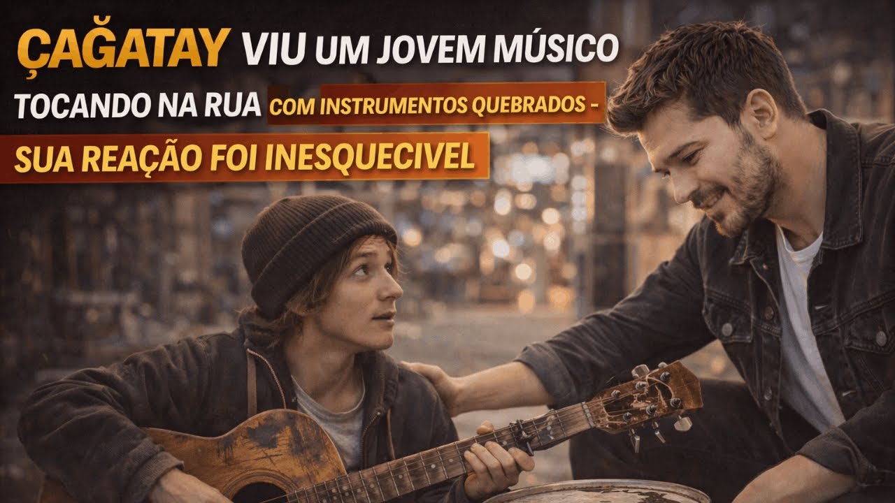Çağatay Viu um Jovem Músico Tocando na Rua com Instrumentos Quebrados - Sua Reação Foi Inesquecível