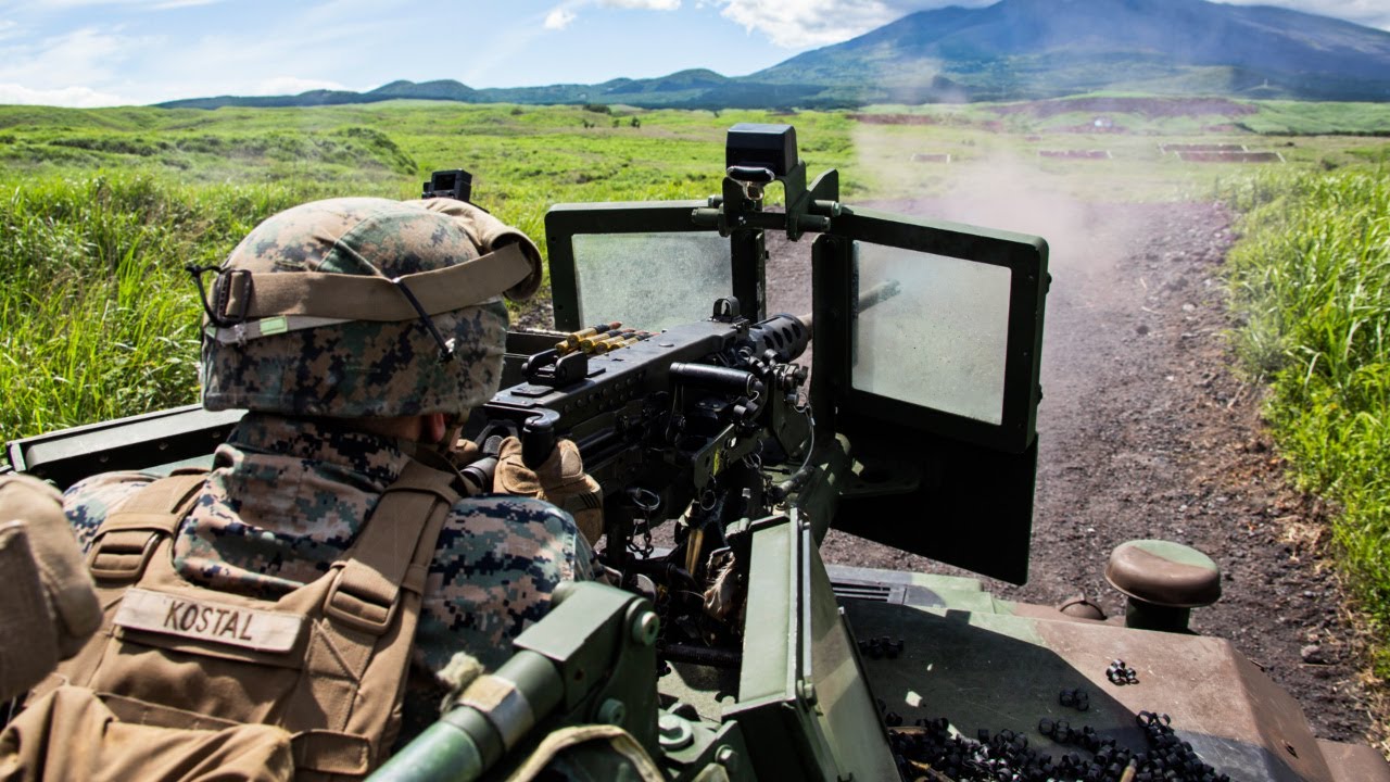 Marines in Action 2021 . Ultimate Combat Rehearsal | Firing Machine gun, Grenade launcher & Mortars