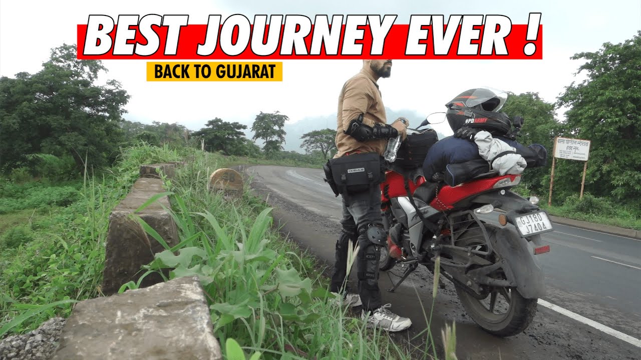 MUMBAI TO AHMEDABAD SOLO BIKE TRIP I TVS APACHE 160 4V BS6