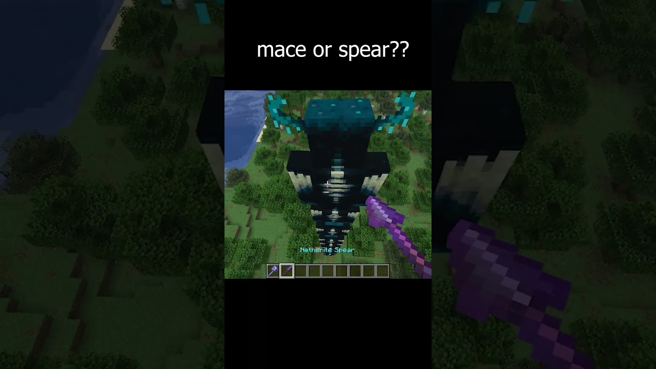 Minecraft Battle: Mace vs Spear Showdown!