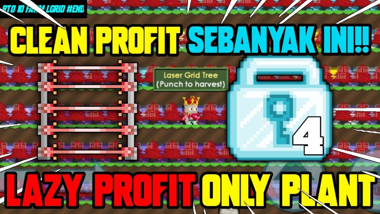 LAZY PROFIT ONLY PLANT BISA DAPET CLEAN PROFIT 4DL!! - RTO 10 FARM LGRID (END)