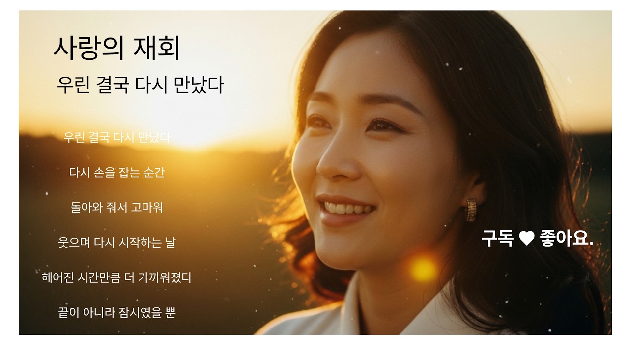 사랑의 재회/우린 결국 다시 만났다 | 사랑의 재회 7080 허스키 파워 발라드 6곡 모음