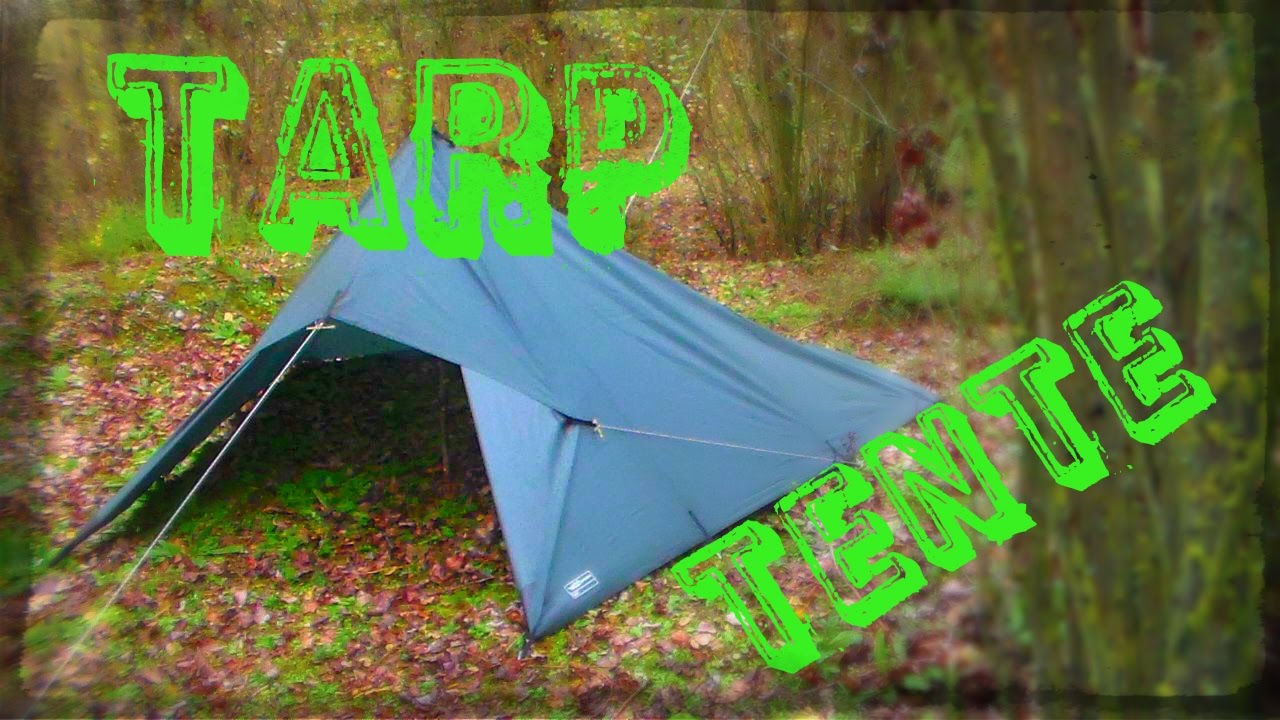 Montage Tarp : Comment faire une tente avec une bâche : DD hammocks 3X3 : BBN