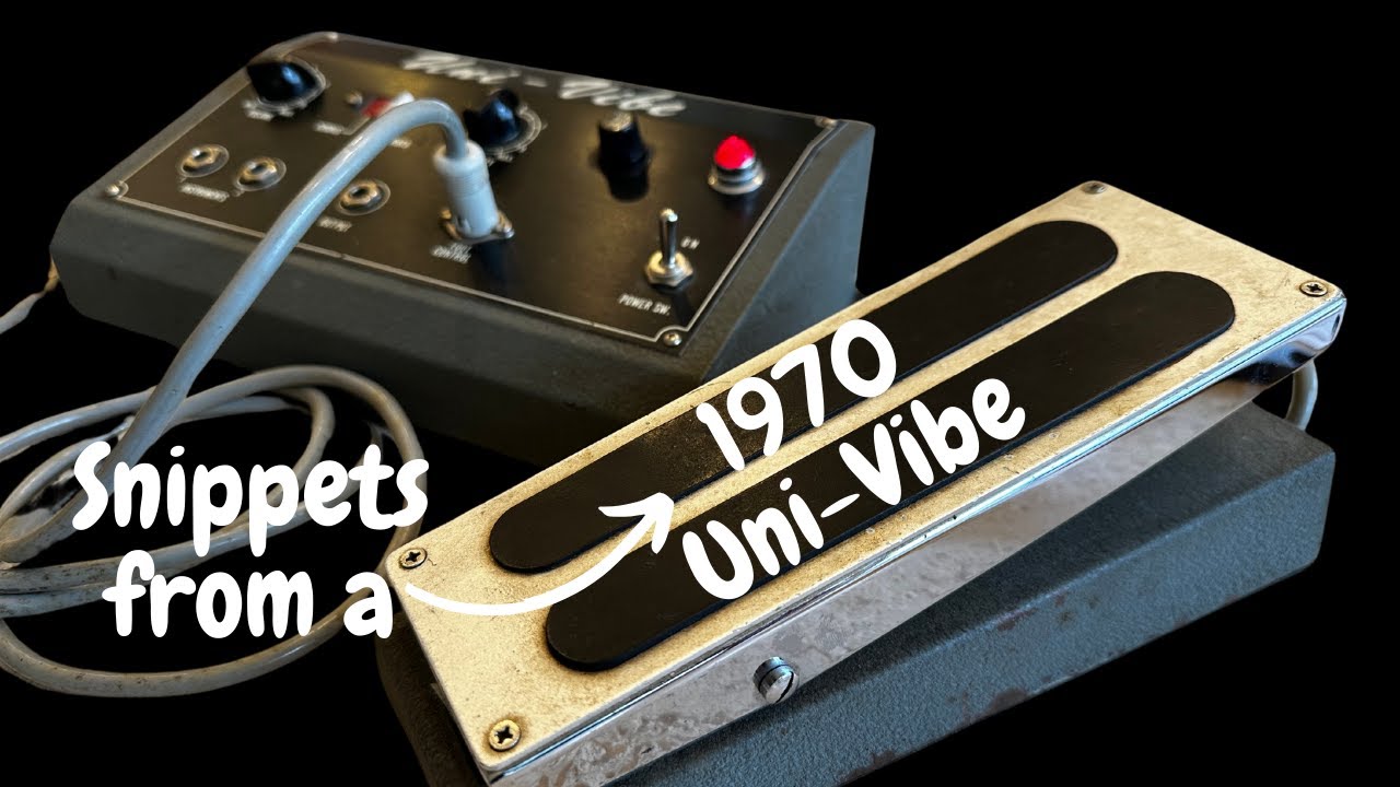 Original 1970 Uni-Vibe Snippets