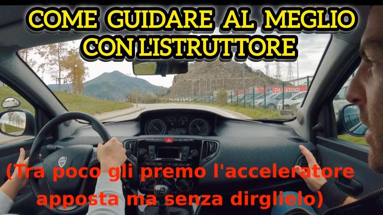 COME GUIDARE CON IL VOSTRO ISTRUTTORE PER OTTENERE IL MEGLIO DA VOI E DA LUI DURANTE LE ORE DI GUIDA